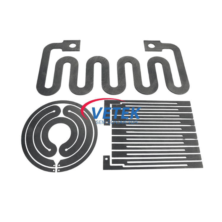 Přizpůsobený grafitový ohřívač pro horkou zónu