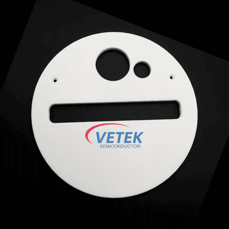 Vysoce čistý neprůhledný křemenný štít a závěrka pro MOCVD