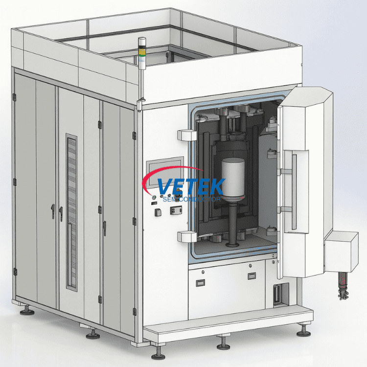 Velká odporová vyhřívací pec pro růst krystalů SiC